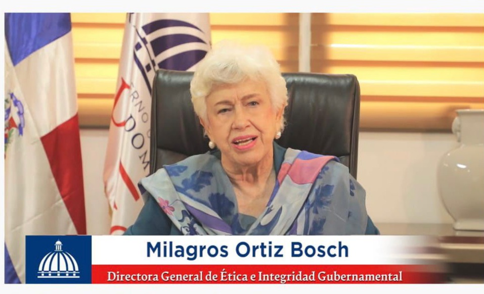 Milagros Ortiz Bosch, directora de Ética Gubernamental
