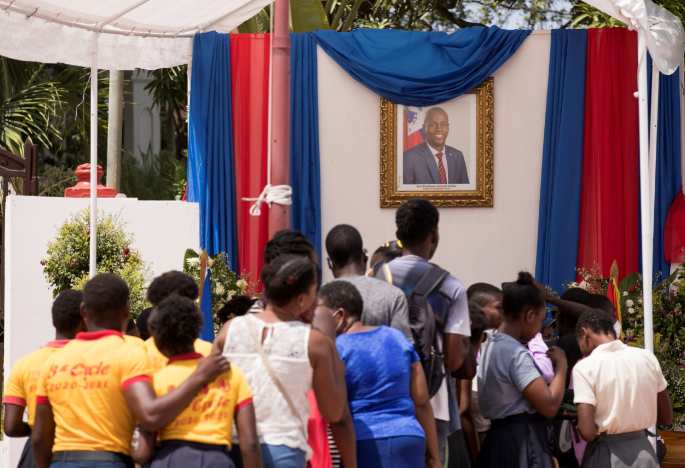 La ciudad de Cap-Haitien homenajea a Moïse con un libro de condolencias