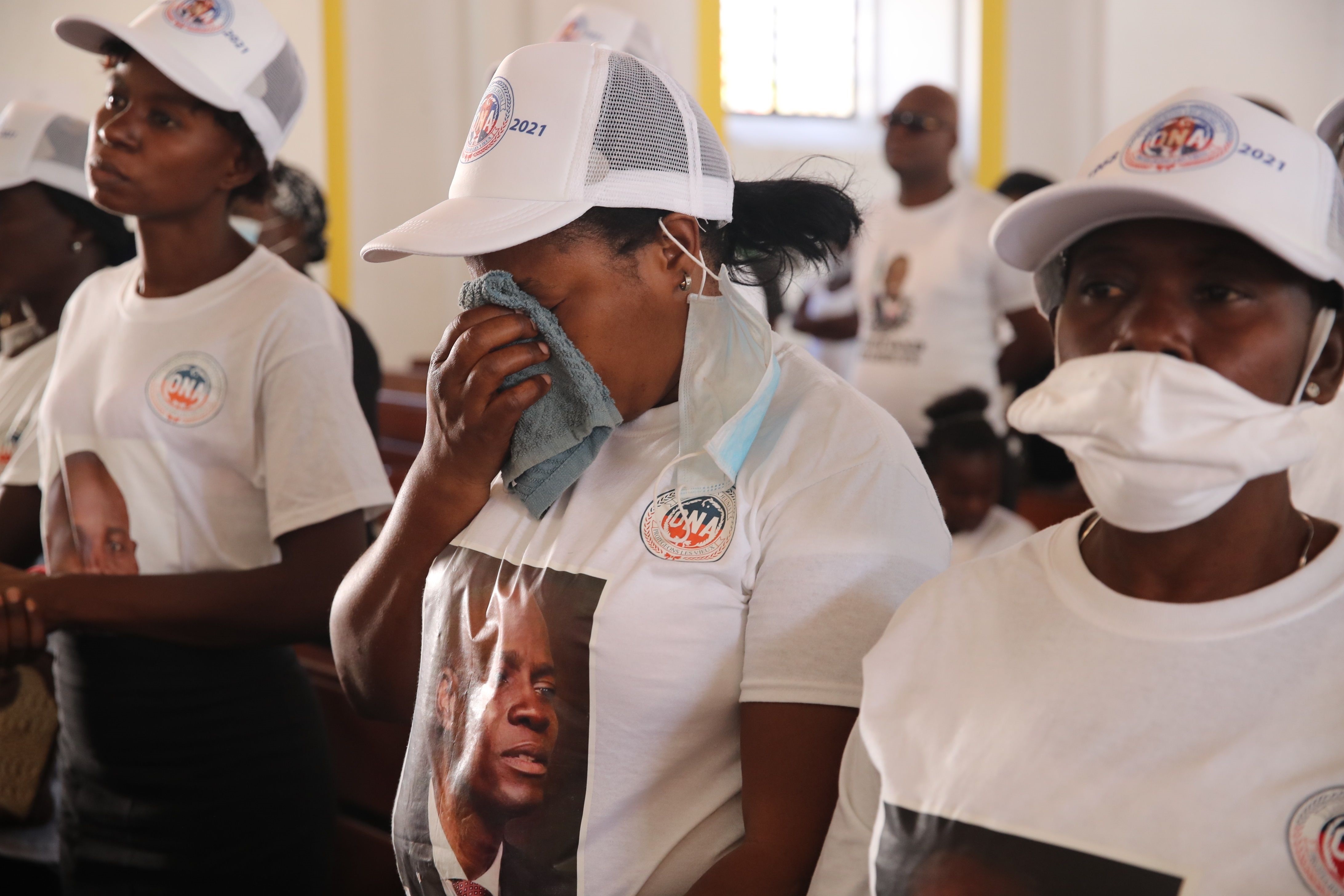 Haití celebra una misa en honor a Moïse entre protestas