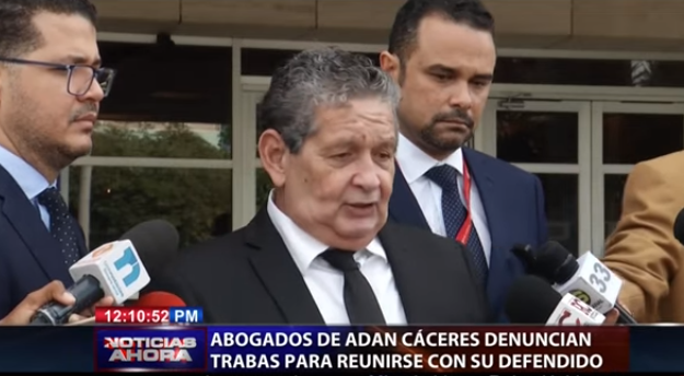 Abogados de Adán Cáceres denuncian trabas para ver a su defendido
