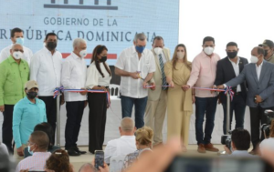 Abinader inauguró el mercado municipal del municipio de Villa La Mata, en Sánchez Ramírez, con cuyo lugar se busca dinamizar la economía de la zona