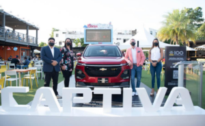 La Ciudad Corazón fue el lugar seleccionado por la empresa Santo Domingo Motors para presentar al público dominicano la Chevrolet Captiva 2022