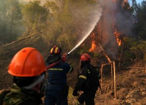 Incendios siguen arrasando bosques en Grecia y Francia