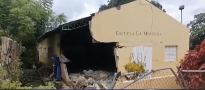 Aseguran MINERD construirá escuela La Melenita, destruida por un camión