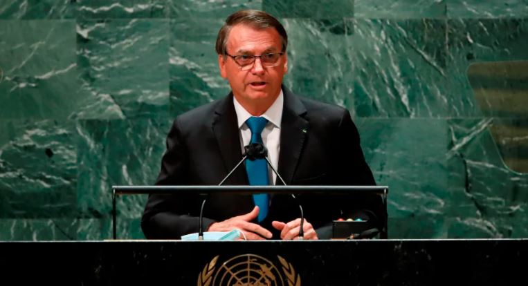Bolsonaro defiende el "tratamiento precoz" contra la covid en la ONU