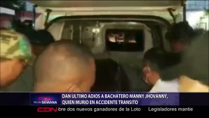 Velan restos del bachatero Manny Jhovanny en Montecristi 