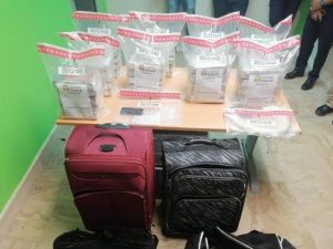 DNCD ocupa 45 paquetes de presunta cocaína en Aeropuerto Punta Cana