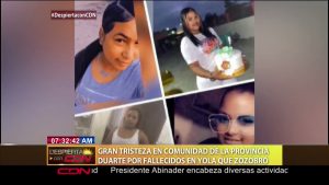 Gran tristeza en provincia Duarte por fallecidos en yola que zozobró
