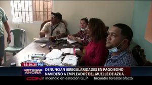 Denuncian irregularidades pago bono navideño a empleados puerto Azua 