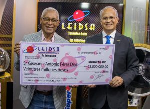 Nuevo millonario de LEIDSA es agraciado con 23 millones
