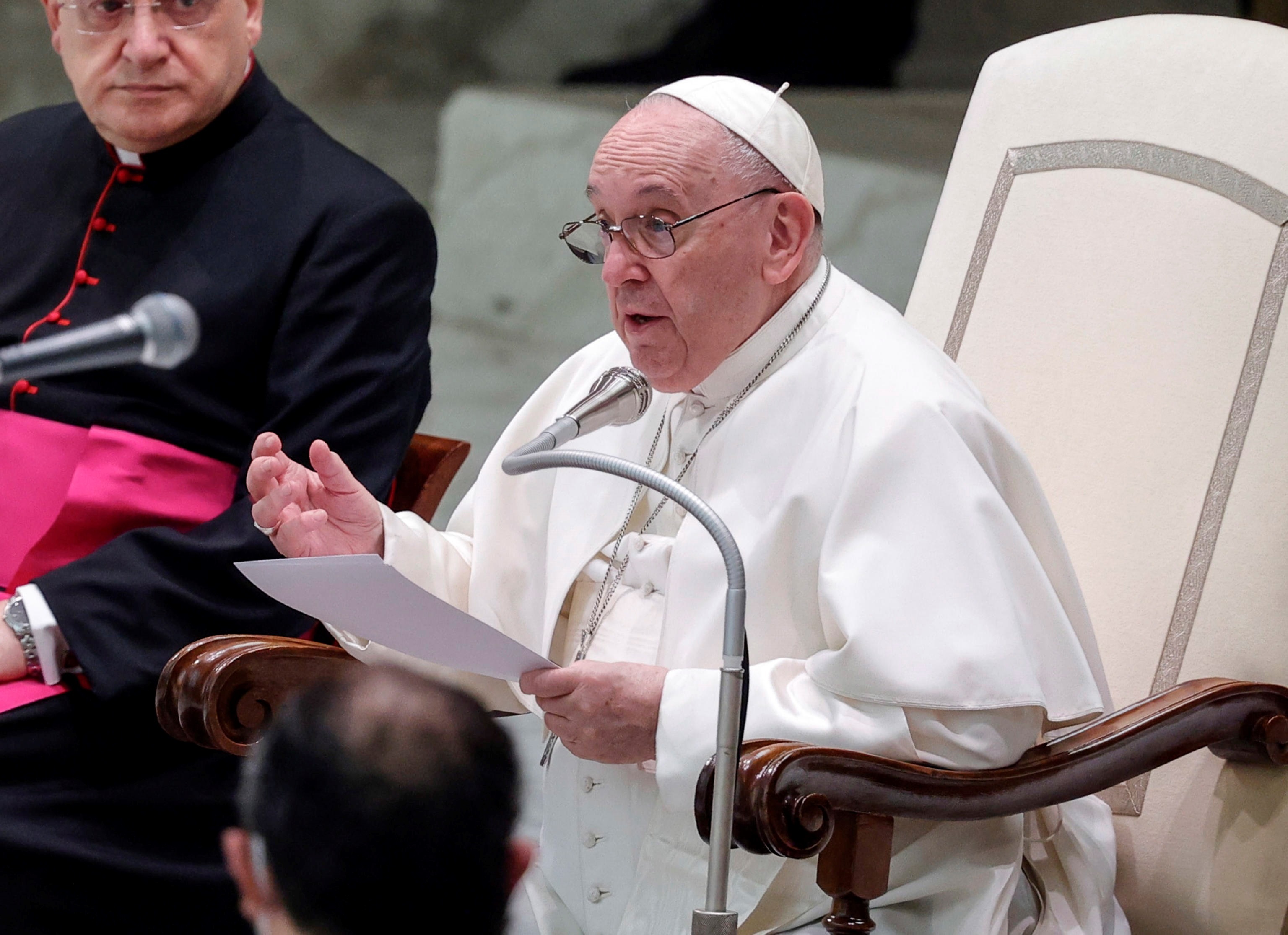 El papa Francisco confirma su disposición de viajar a Ucrania