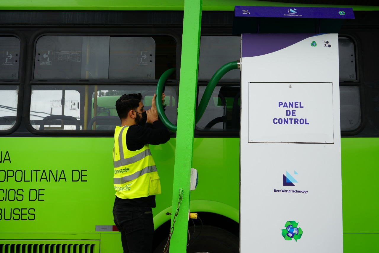 OMSA habilita estaciones de desinfección de sus autobuses