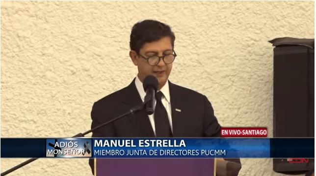 Manuel Estrella destaca legado de Monseñor Agripino Núñez Collado