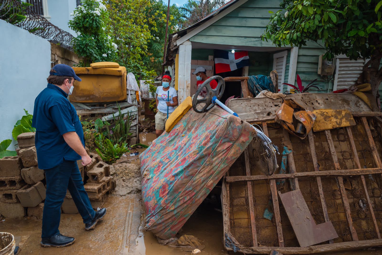 Gobierno ejecuta acciones en apoyo de familias afectadas por lluvias