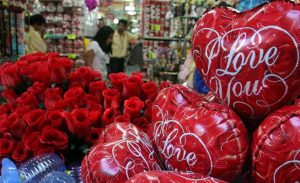 Comercios lentos en día de San Valentín. Foto: Fuente Externa