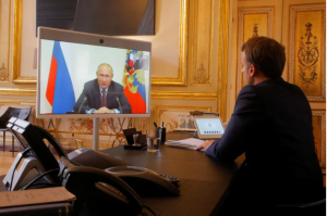 Vladimir Putin y Emmanuel Macron intentarán cese de fuego en Ucrania