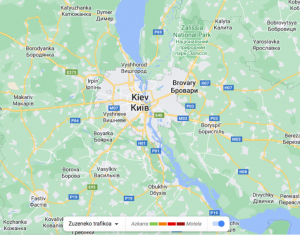 Google Maps deshabilita opción de tráfico en tiempo real en Ucrania