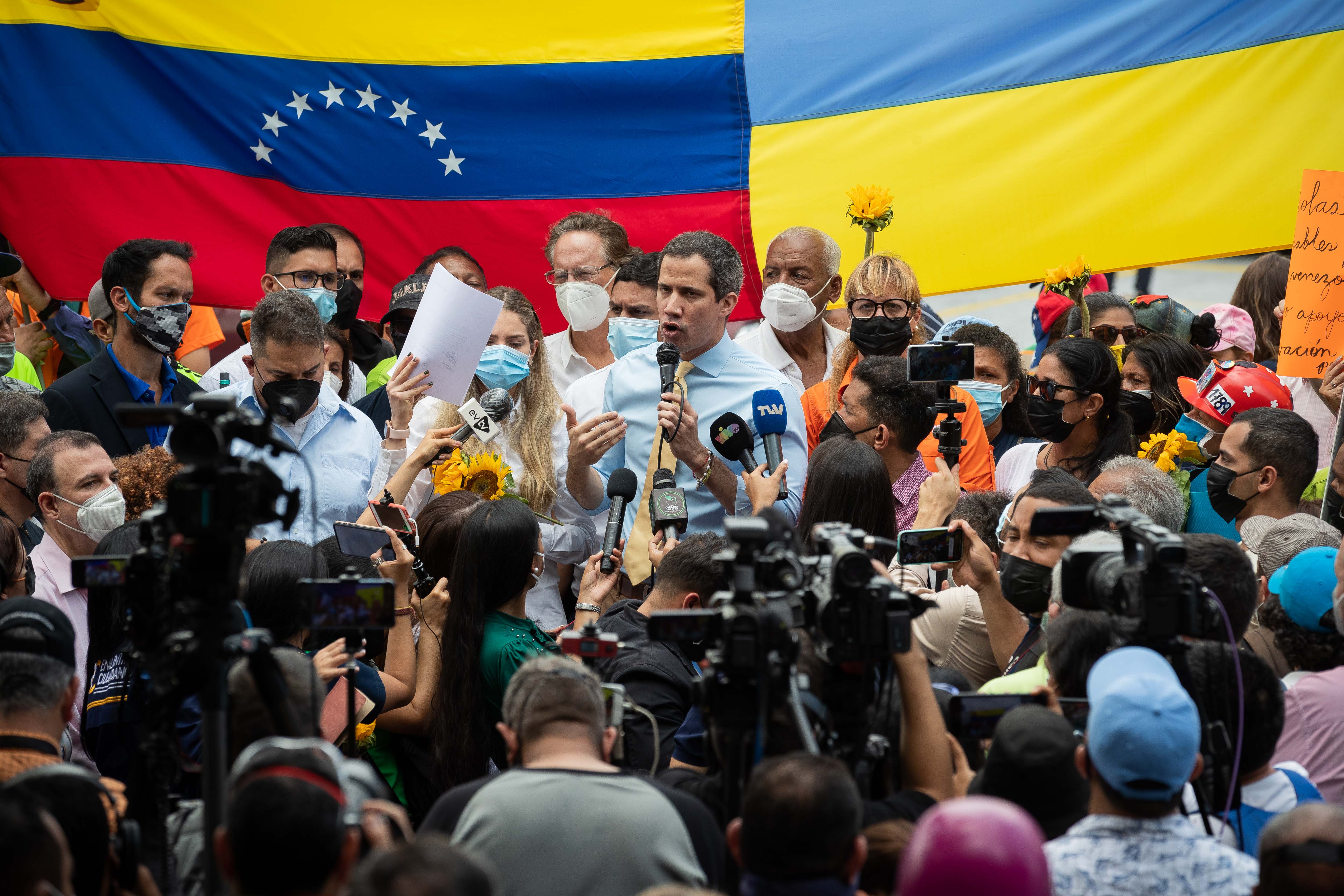 Juan Guaidó a la UE: "Es momento de acción" ante la guerra en Ucrania