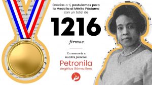 Medalla póstuma para la maestra normal Petronila Angélica Gómez