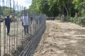 Construcción del muro fronterizo de Dajabón se encuentra paralizada