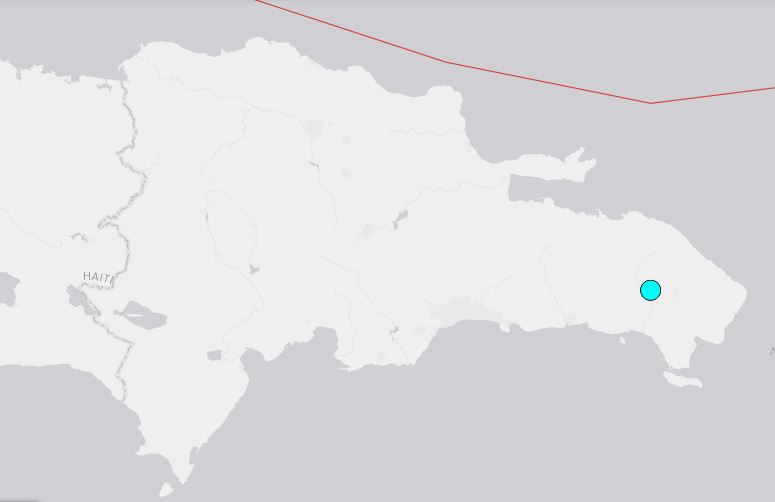 Reportan temblor de tierra en Higüey durante horas de la madrugada
