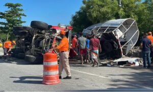 Accidente de tránsito en autovía del Este dejó 19 heridos, según Comipol