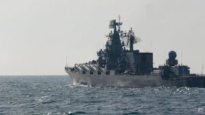 El hundimiento del crucero Moskva dejó 37 muertos, según fuentes