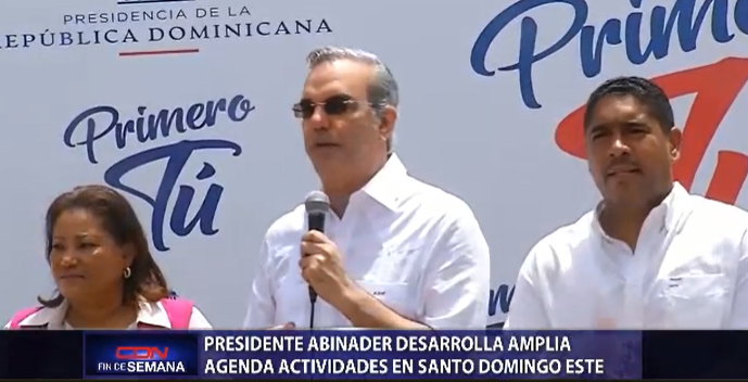 El presidente Luis Abinader reiteró su pedido a la oposición política de no politizar las alzas de los alimentos de primera necesidad