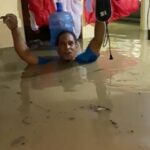 Inundaciones en sector de Nuevo Amanecer de Los Alcarrizos