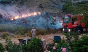 Reportan incendio en Parque Nacional del Morro de Montecristi