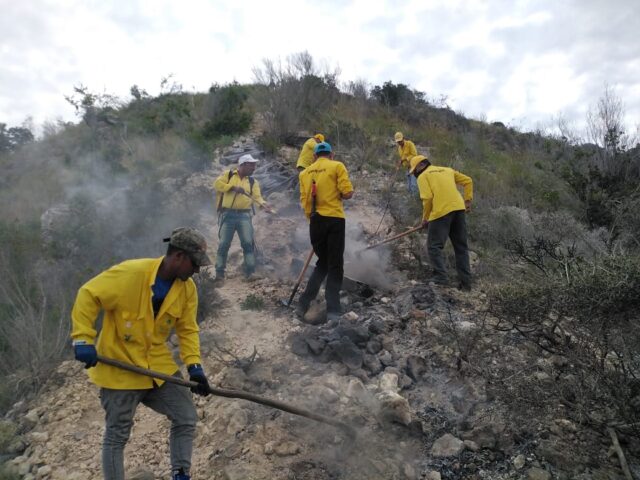 Medio Ambiente asegura fuego en el Morro de Montecristi fue extinguido