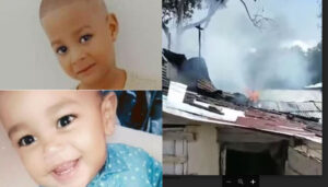 Dos niños mueren en voraz incendio en Moca
