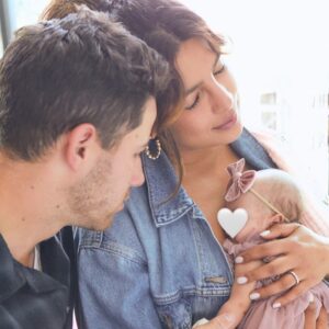 Nick Jonas y Priyanka Chopra compartieron la primera foto de su hija