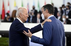 Biden y Sánchez conversan sobre agenda de la cumbre de la OTAN