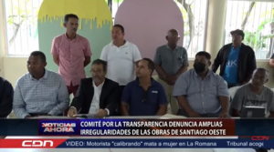 Comité por la transparencia denuncia irregularidades en obras de Santiago Oeste