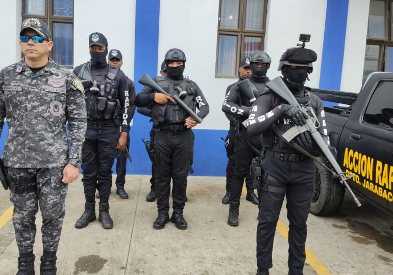 Policía Nacional lanza en Jarabacoa Unidad Táctica Acción Rápida