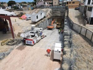 Metro hacia Los Alcarrizos concluye construcción portal de túnel para interconexión