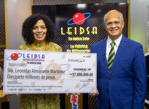 Dominicana residente Estados Unidos se gana 17 millones en Leidsa