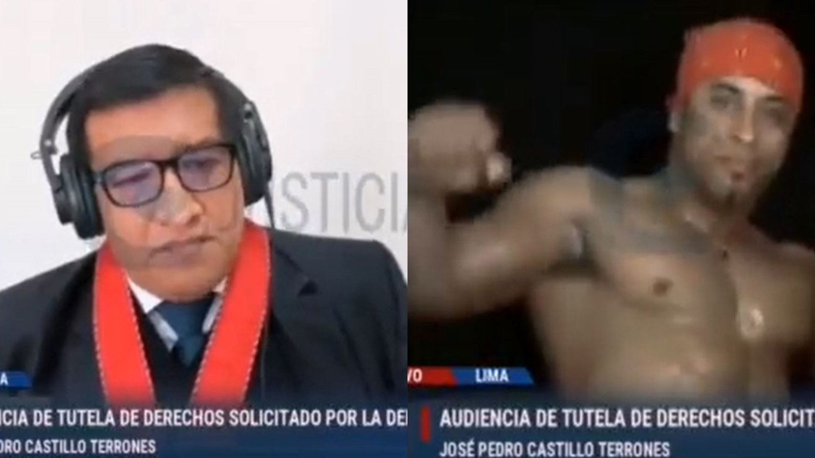 Un stripper se filtra durante audiencia virtual del presidente de Perú