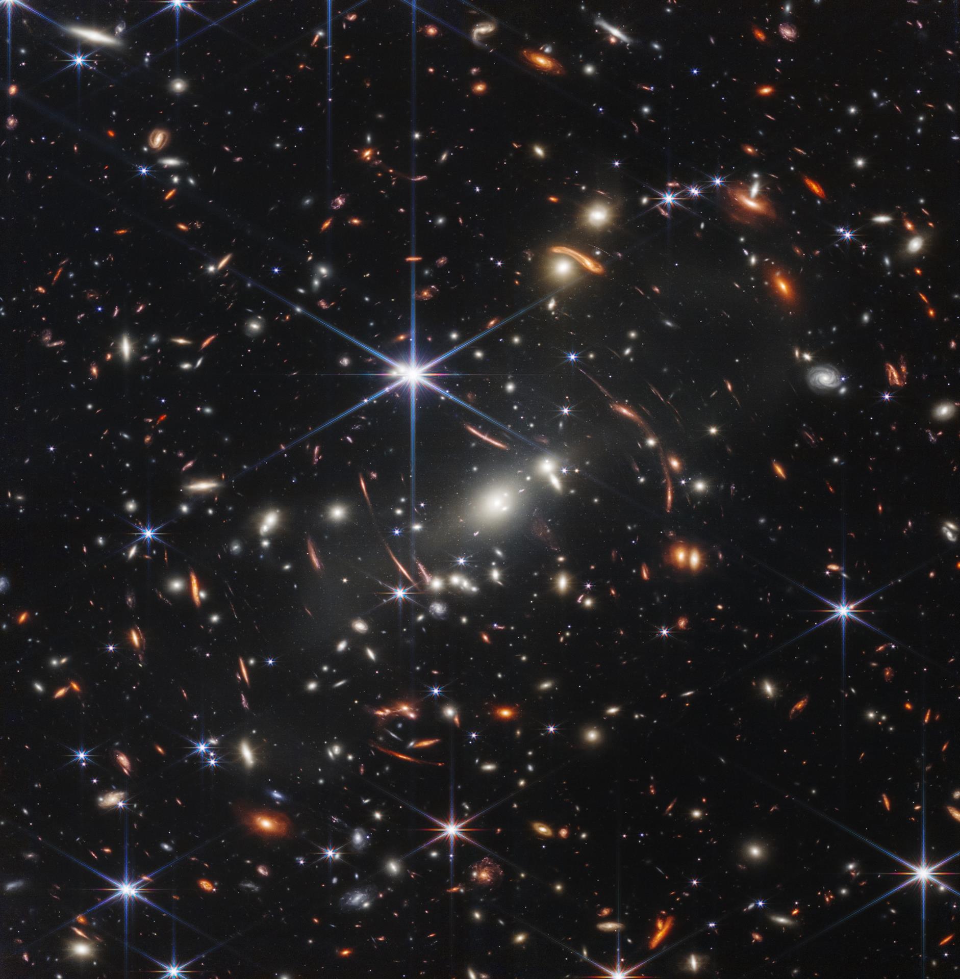 La NASA revela una pequeña porción del universo con el Webb