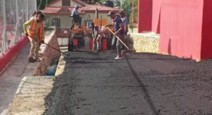 Inician trabajos de asfaltado en municipio de Sánchez