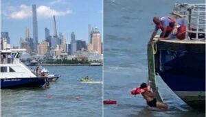 Barco se vuelca en río de Nueva york y deja dos muertos y tres heridos