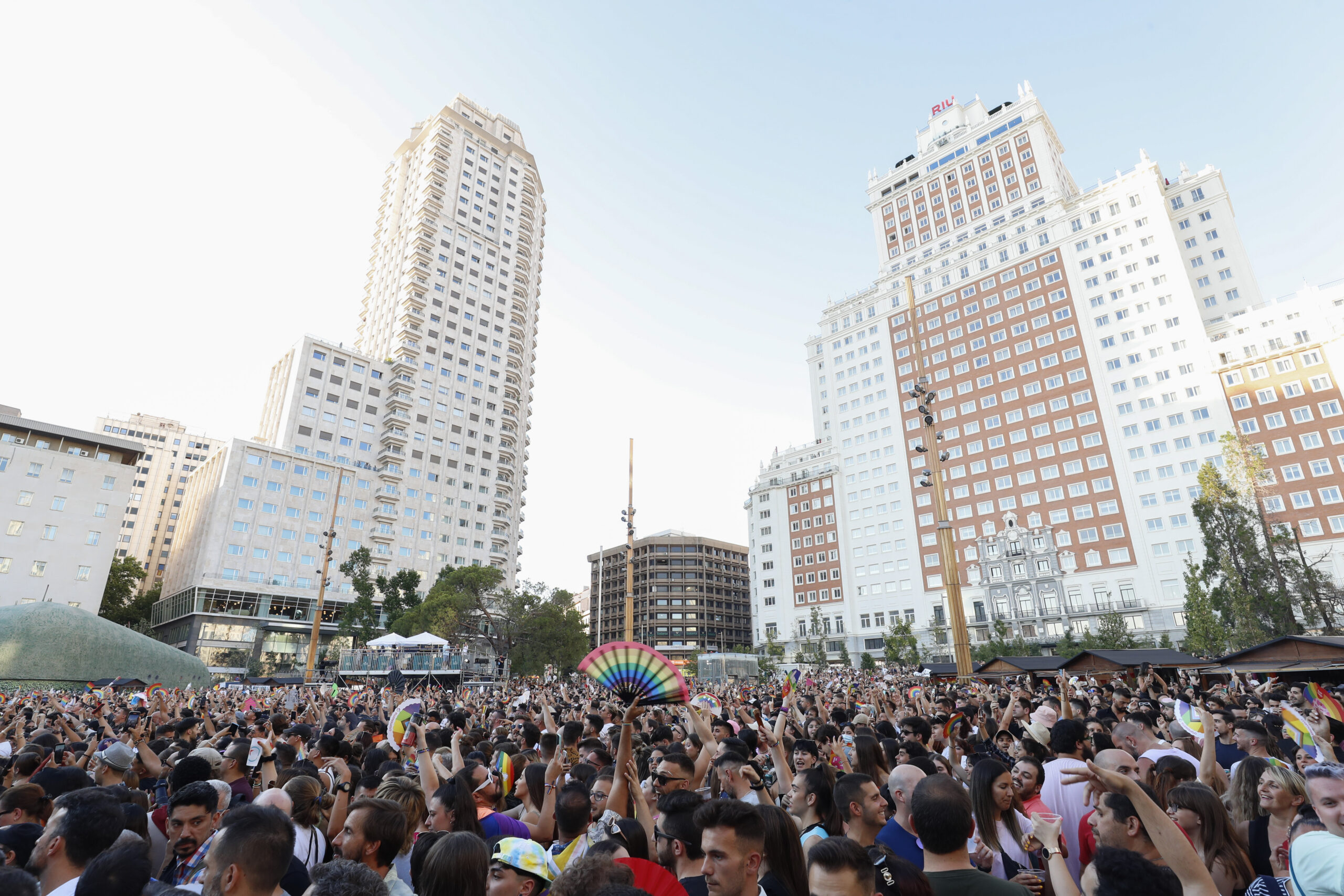 Organizaciones recorren las calles de Madrid para reivindicar la ley trans y LGTBI